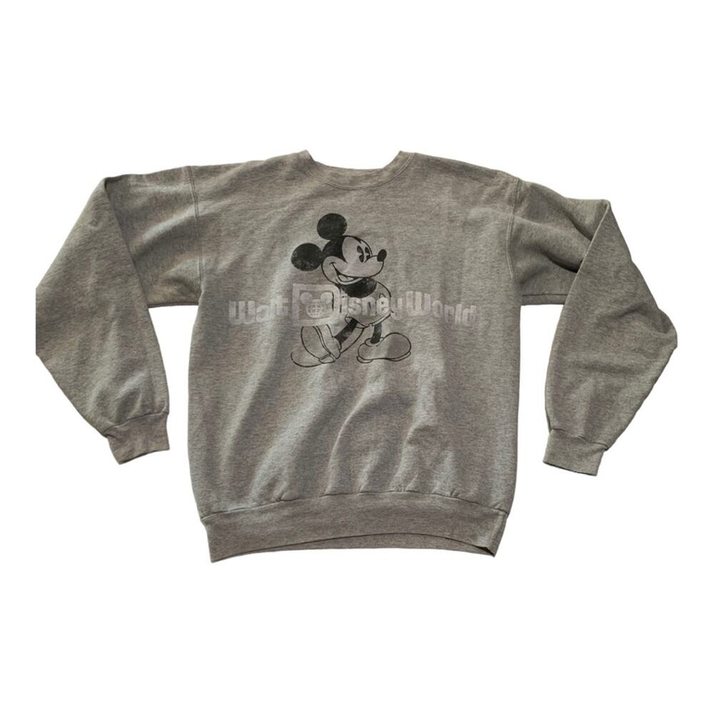 Walt Disney World disneyland womens small mickey mouse crewneck sweatshirt pullo